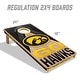 preview thumbnail 2 of 5, Iowa Hawkeyes NCAA 2x4 Professional Cornhole Board Set