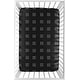 preview thumbnail 1 of 4, Black and White Baby Fitted Mini Portable Crib Sheet Boho Mudcloth Portable Crib Pack and Play Bohemian Woodland Southwest Hatch