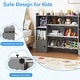 preview thumbnail 41 of 42, Costway Kids Toy Storage and Bookshelf with 8 Boxes Open Shelves & 2 - See Details