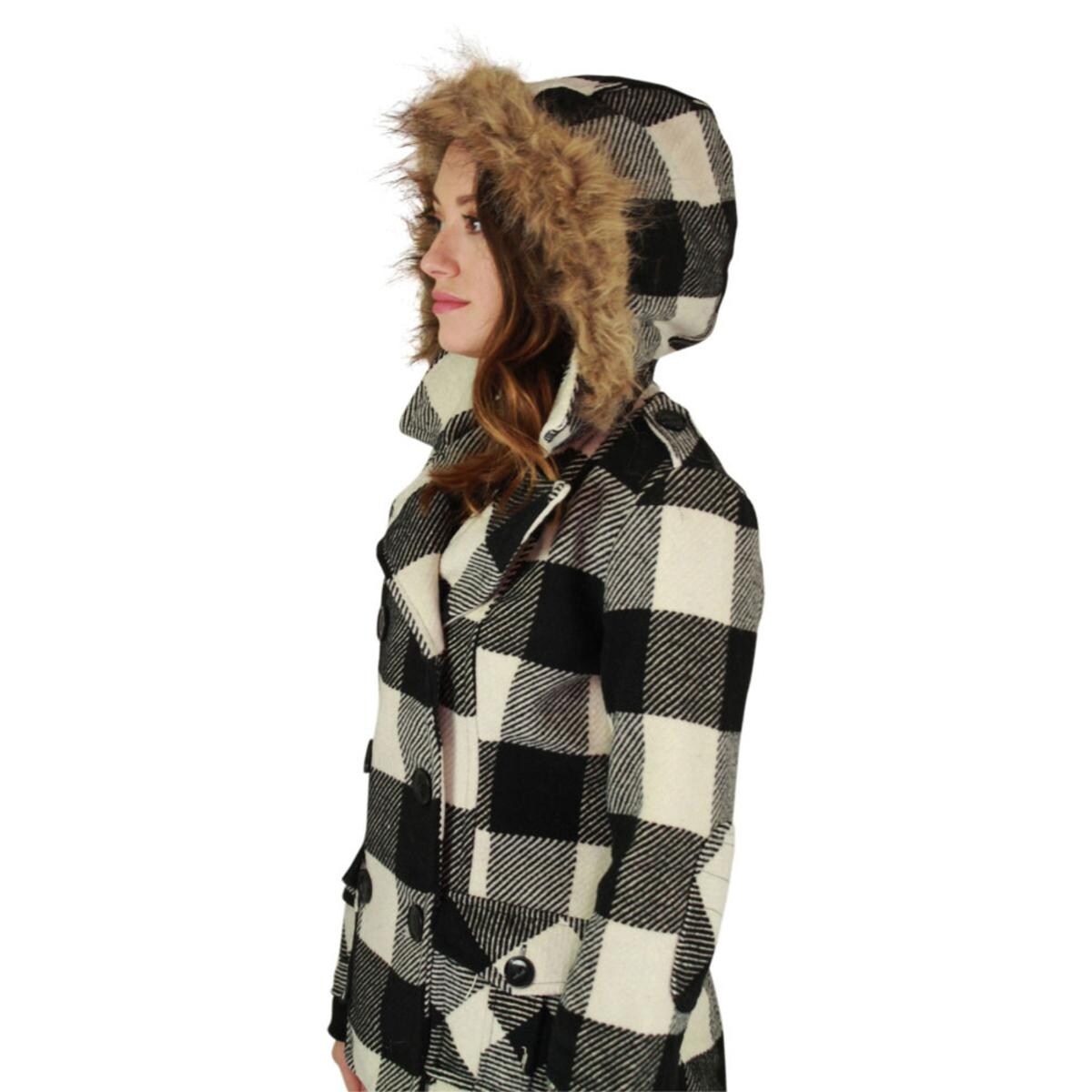 Shop Urban Republic Womens Juniors Pea Coat Double Breasted Winter