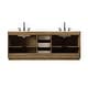 preview thumbnail 8 of 9, Elegant Lighting VF29084D Chase 84" Free Standing Double Basin Vanity