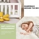 preview thumbnail 93 of 106, Twin/Full/Queen Size Floor Bed with Safety Guardrails for Kids, Wood Montessori Bedframe w/ Door, Children's Noiseless Beds