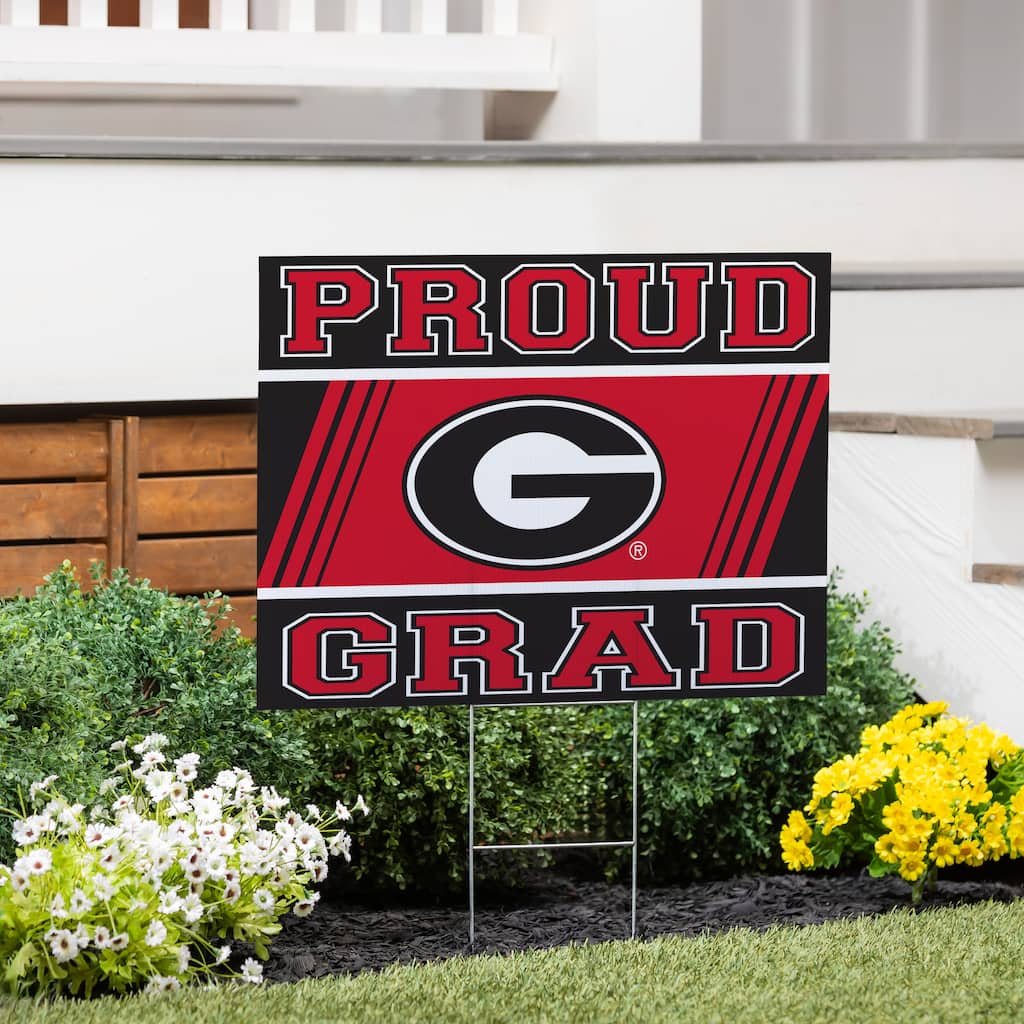 University of Georgia 24" x 18" Graduation Coroplast Outdoor Yard Sign
