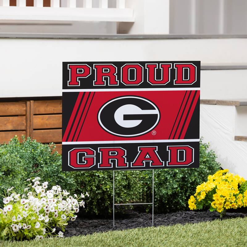 University of Georgia 24" x 18" Graduation Coroplast Outdoor Yard Sign