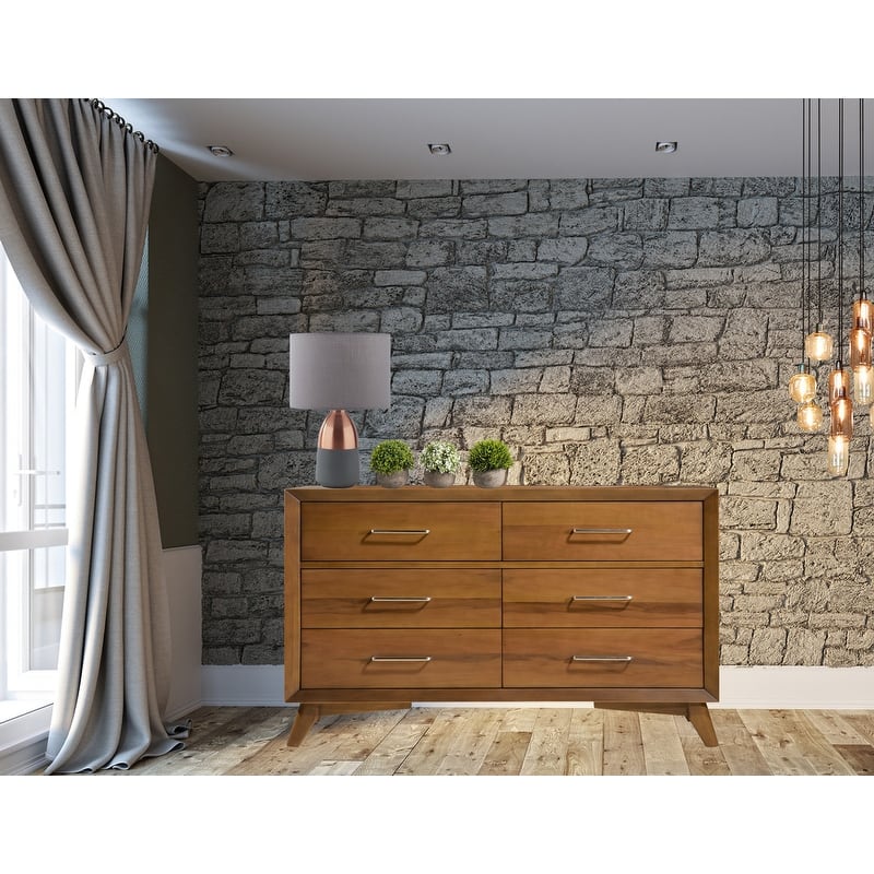 Pio Mid-century Wooden Dresser