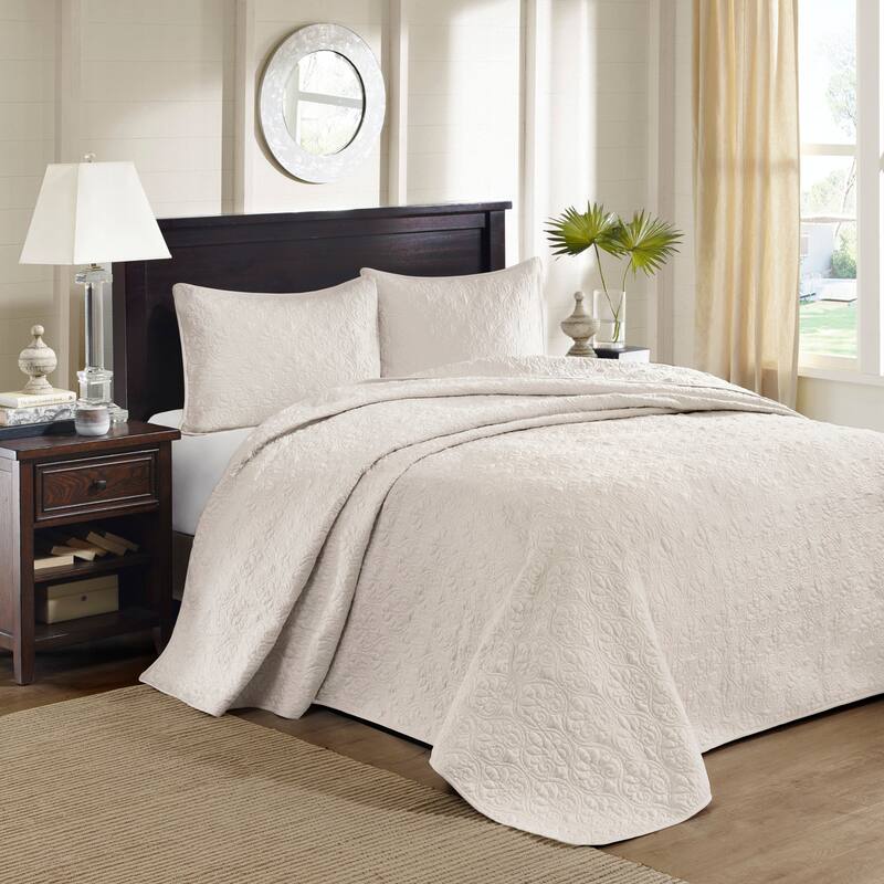 Madison Park Mansfield Reversible Bedspread Set