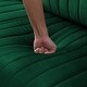 preview thumbnail 53 of 51, 2 Piece Living Room Sofa Set, Velvet Upholstered, Solid Manufactured Frame, Reversible Cushions, Metal Feet, Flared Armrests