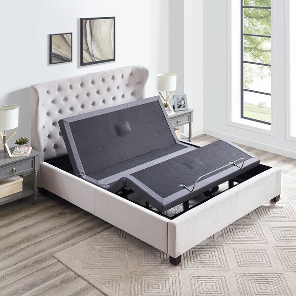 FlexiRest Pain Relieving Adjustable Bed Frame 3 Mode Massage with Timer Zero Gravity Adjustable Bed Base 3 Speed On Sale Bed Bath Beyond 35050069