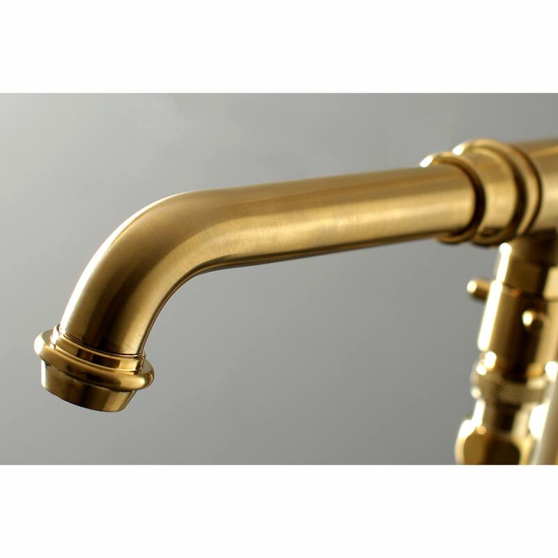 Kingston Brass English Country Freestanding Tub Faucet with Hand Shower