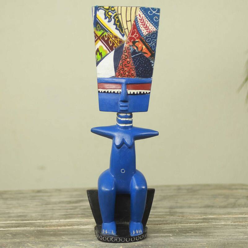 Novica Handmade Akuaba Of The Ashanti Ii Wood Sculpture