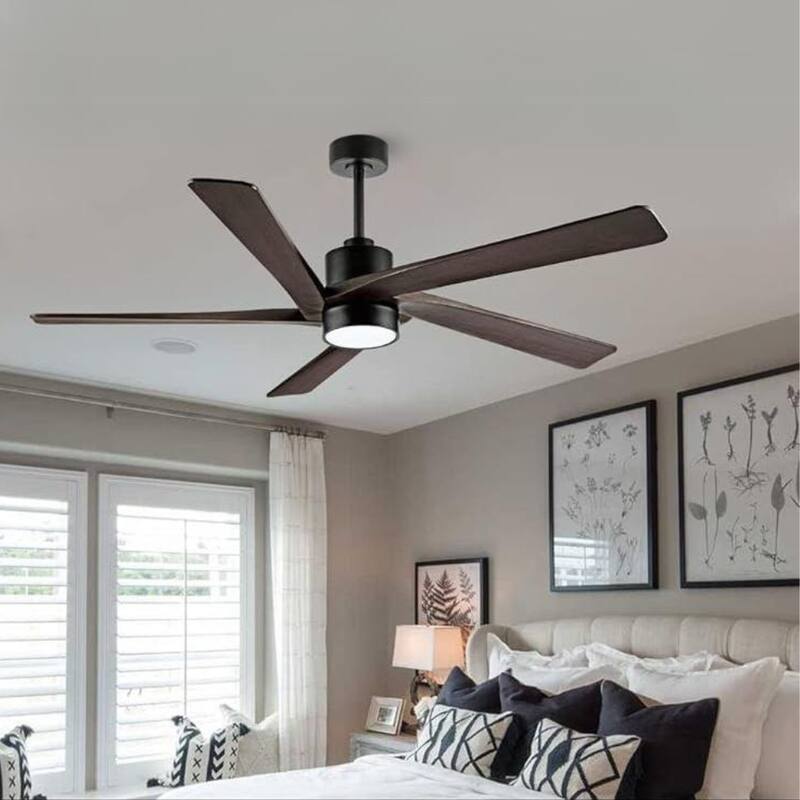 AeroBlade 64" 5-Blade 6-Speed Ceiling Fan with LED Light