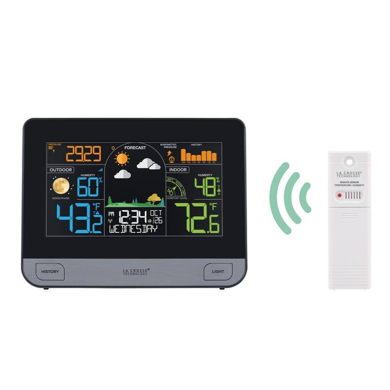 La Crosse Technology Wireless Weather Station with Atomic Time, 308-47737-INT