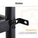 preview thumbnail 8 of 6, Black Twin Bunk Bed with Drawers Outlet Light Strip Iron Bed USA