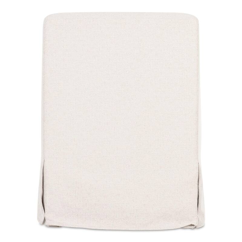 NADAAL STUDIOS Azalea, Slipcover Dining Chair With Lumbar Pillow - 26.75"W x28"D x34.3"H