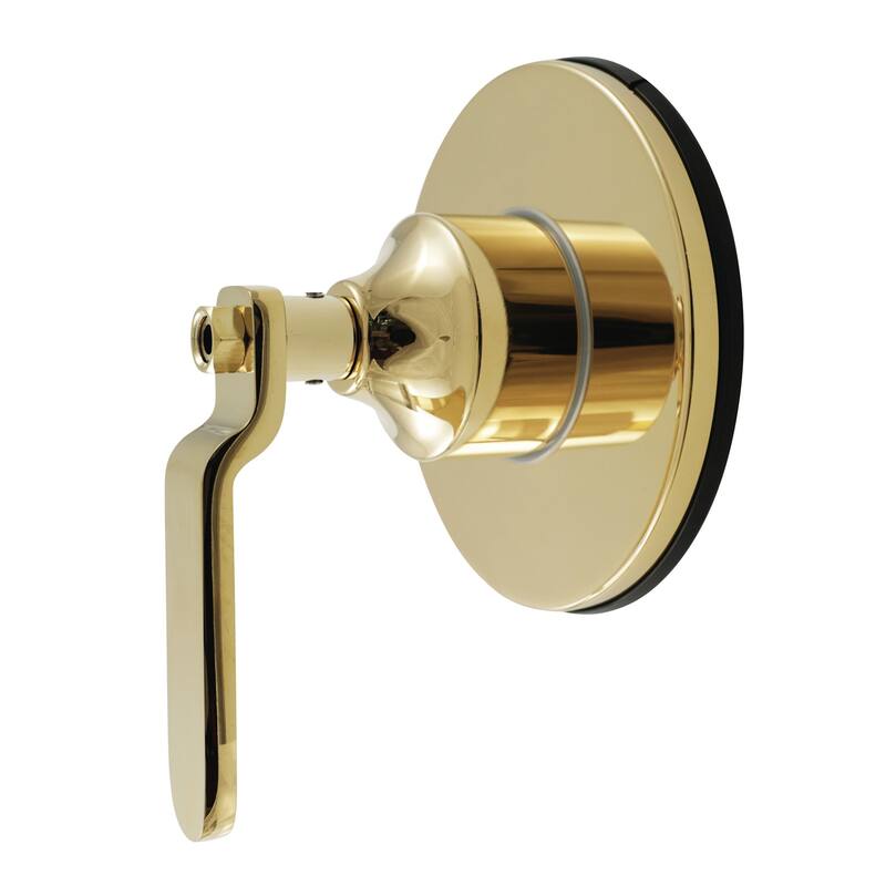 Kingston Brass KS303.KL Whitaker Single Handle 3 Function Diverter - Polished Brass