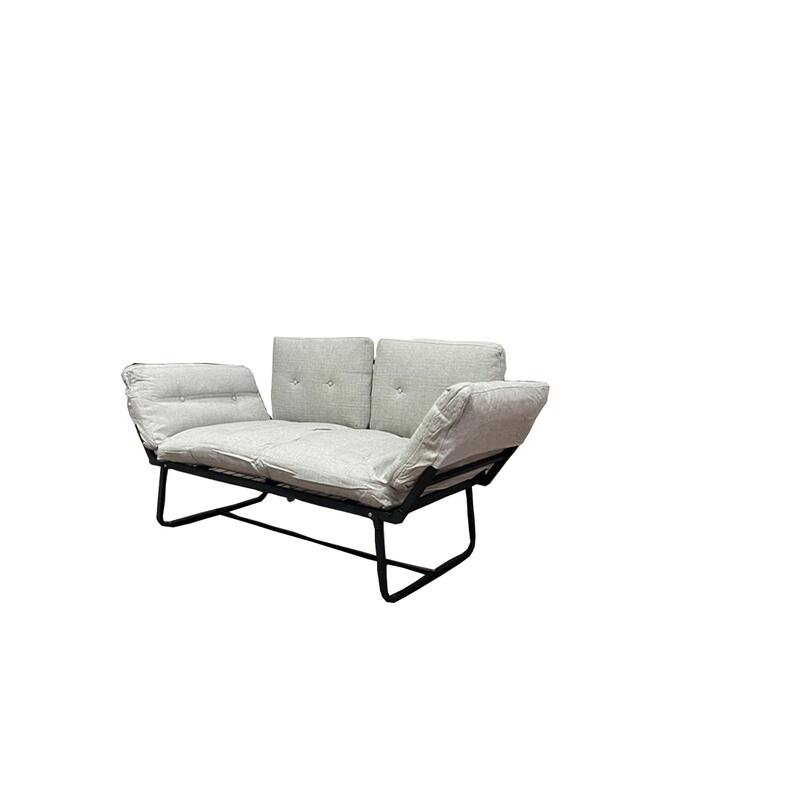 Metal Frame Futon Love Seat