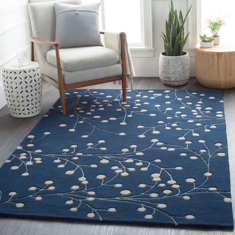 Livabliss Athena French Country Floral & Botanical Hand Tufted Area Rug