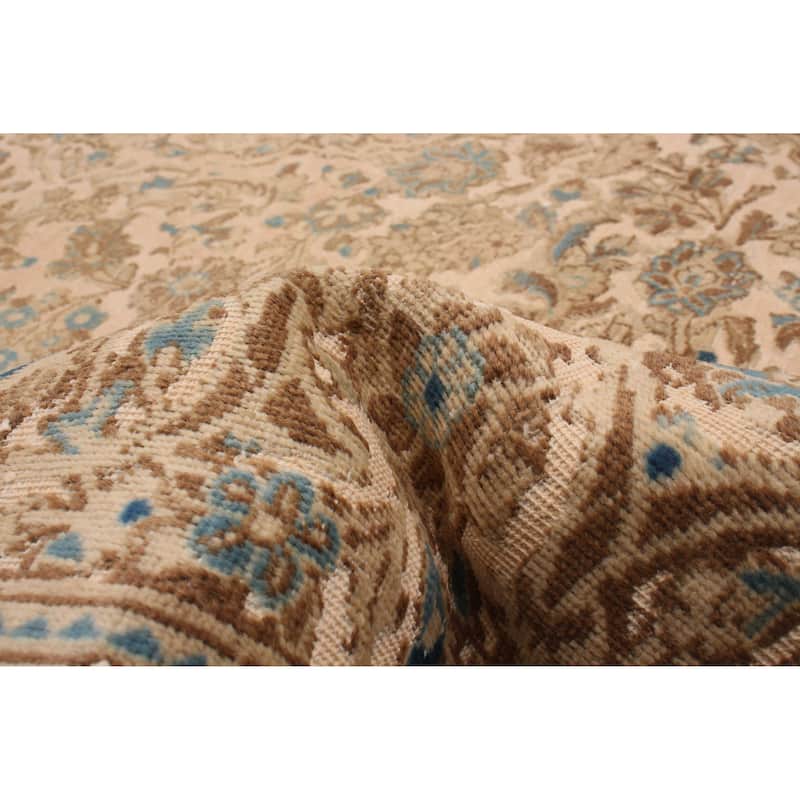 ECARPETGALLERY Hand-knotted Antalya Vintage Beige Wool Rug - 7'8 x 10'11