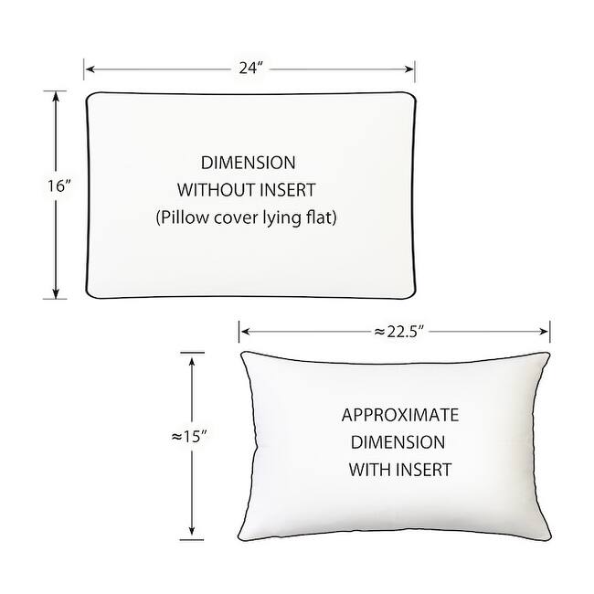 Brackendale Stripes 16x24 Throw Pillow with Polyfill Insert, Cream