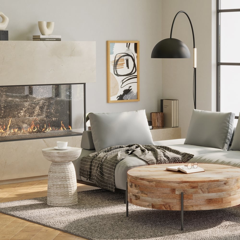 WYNDENHALL Willis 13" Wide Solid Wood Contemporary Accent Table & Fully Assembled - 12.6" D x 12.6" W x 17.7" H