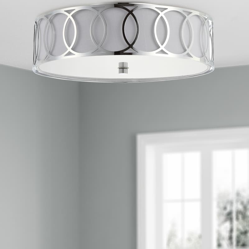 Elizabeth Metal LED Flush Mount, by JONATHAN Y