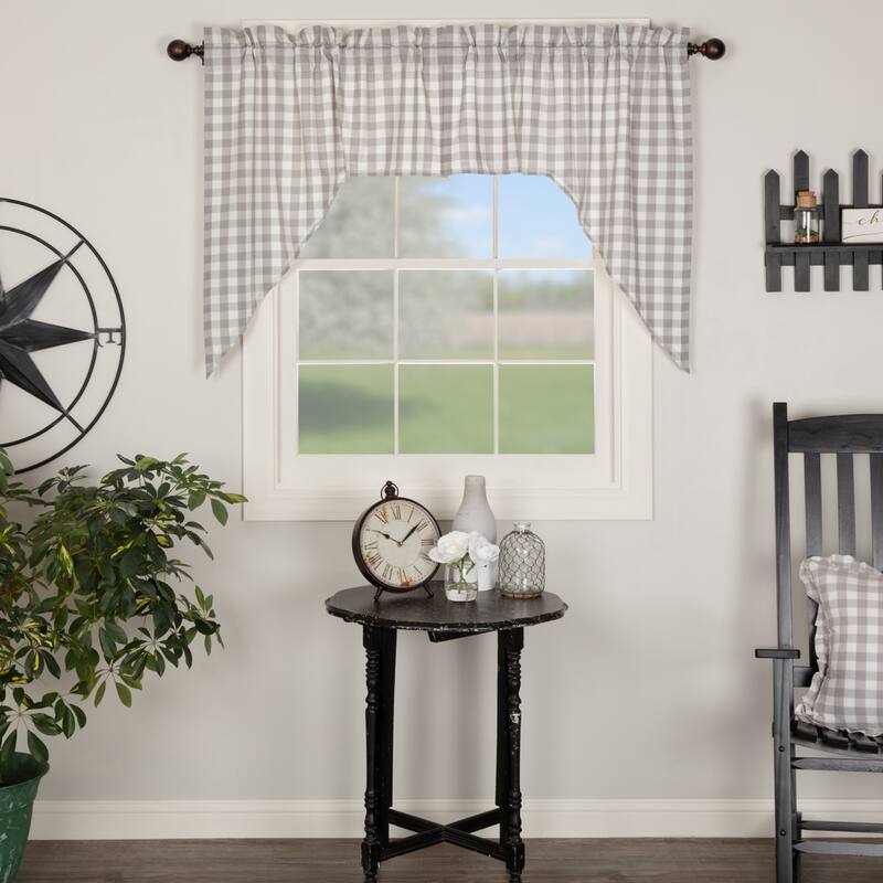 Annie Buffalo Check Swag Set - Swag 36x36x16 - Swag 36x36x16