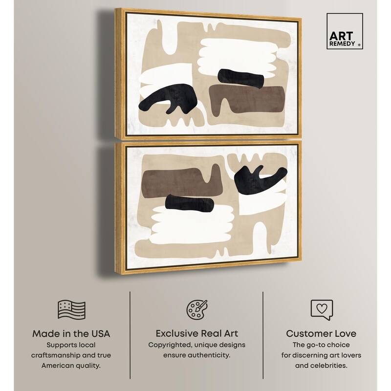 Contained Gesture I Canvas by Art Remedy