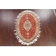 preview thumbnail 2 of 12, Wool/ Silk Floral Persian Tabriz Area Rug Hand-knotted Foyer Carpet - 4'3" x 6'4"