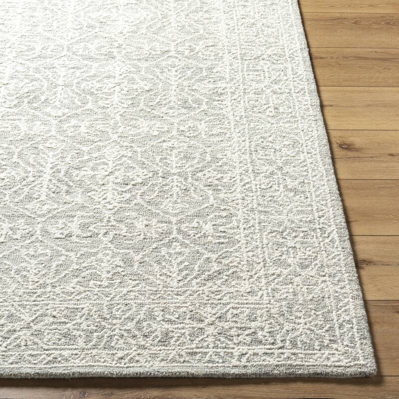Livabliss Sicily Casual Solid Color Wool Area Rug