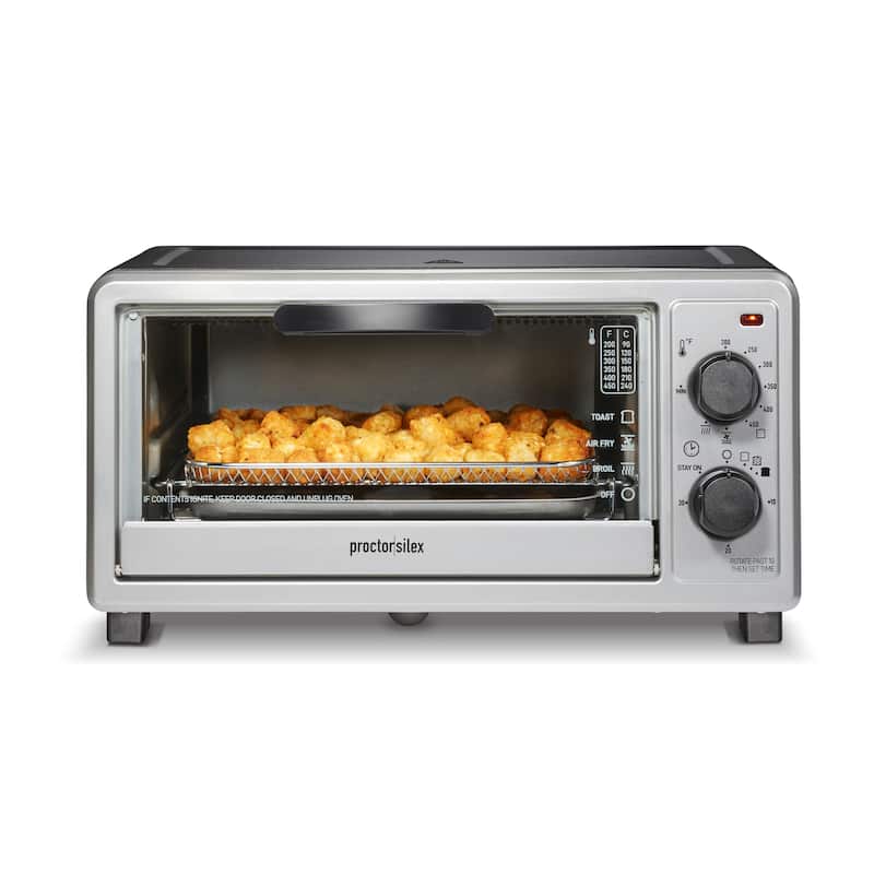 Proctor Silex SimplyCrisp 4 Slice Air Fryer Toaster Oven Bed Bath