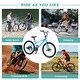 preview thumbnail 7 of 5, Freestyle Kids Bike Double Disc Brakes Blue Children's Bicycle Freestyle Mountain Bike with 7-speed Change System for Boys Girls