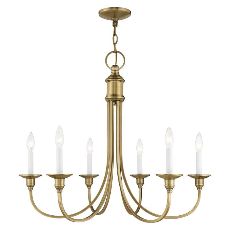 Livex Lighting 6-light Chandelier, 5146-35, 5146-01
