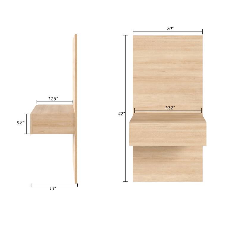 Milano Floating Nightstand Extension Panel