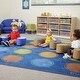 preview thumbnail 8 of 6, Children's Factory Woodland Sit Me Up Foam Seat Lounger for Newborns, Blue/Tan - 1.60