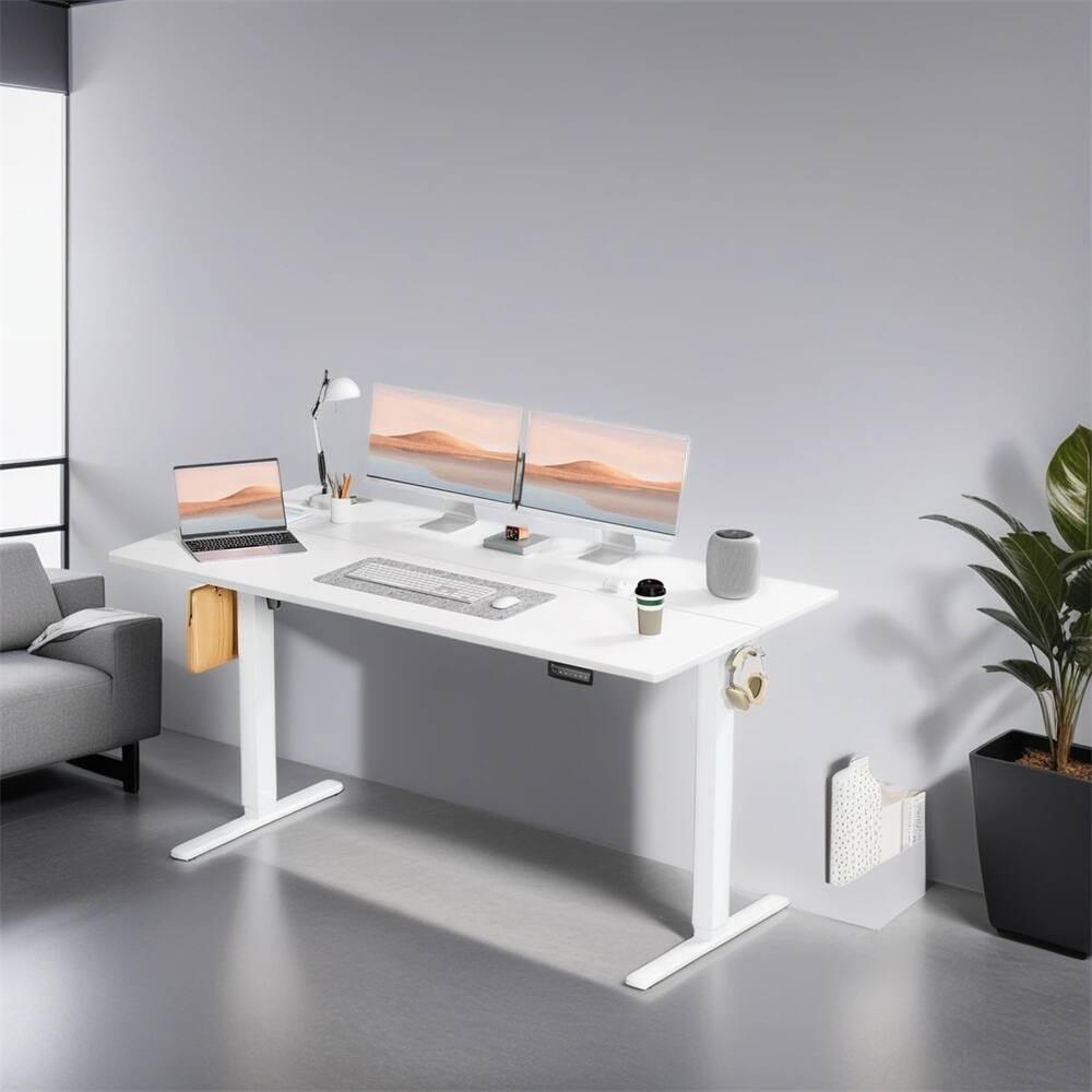 Electric Height Adjustable Standing Desk,Sit to Stand Computer Desk