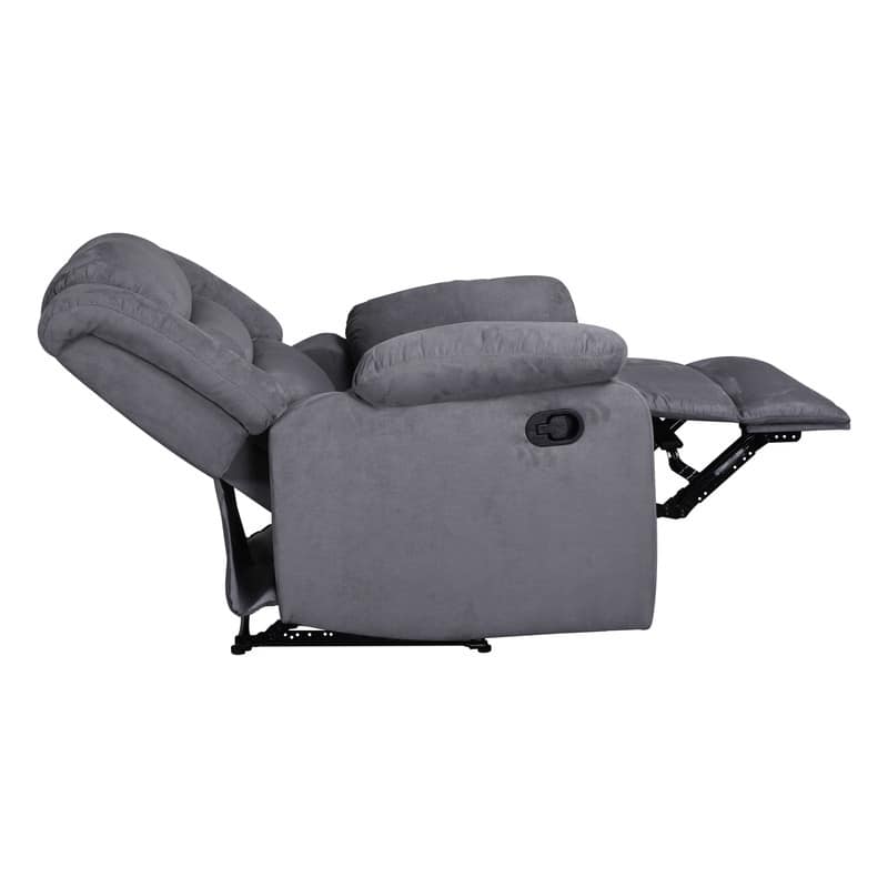 Modern 3-Piece Manual Reclining Living Room Sofa Set with Dropdown Table and Console