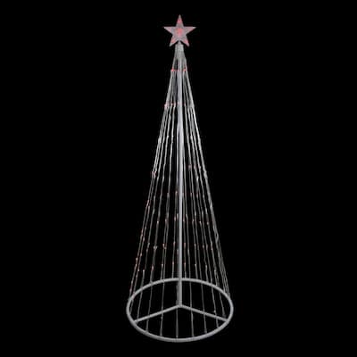6' Red LED Lighted Show Cone Christmas Tree Outdoor Decoration
