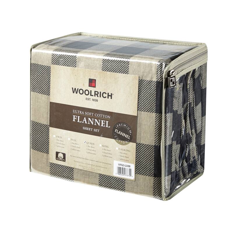 Woolrich Cotton Flannel Sheet Set