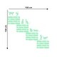preview thumbnail 5 of 4, Walplus Peel and Stick Wall Stickers Glow In The Dark Cats Brick Decor