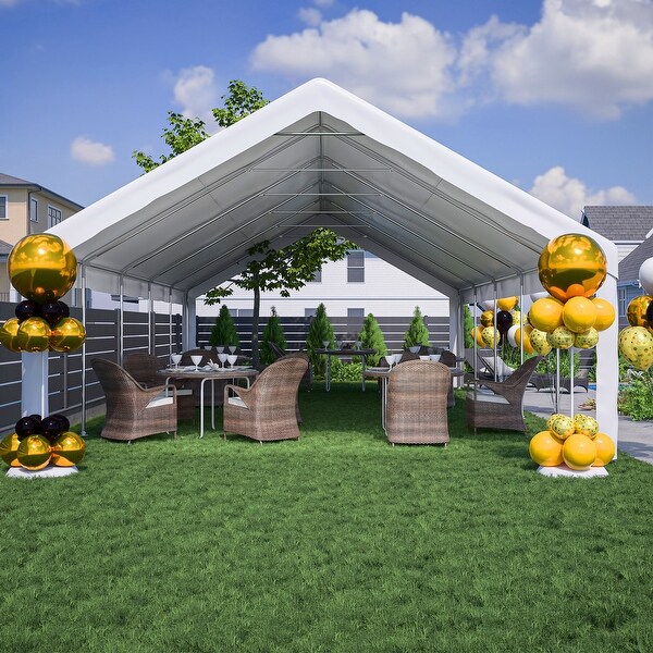 Outdoor Tent with 3 Storage Bags and Removable Sidewalls for