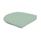 preview thumbnail 10 of 20, Sunbrella Solid Color 19.5-inch Curved Outdoor Seat Pad Canvas Spa