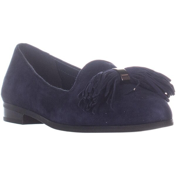 Anne klein navy loafers hotsell