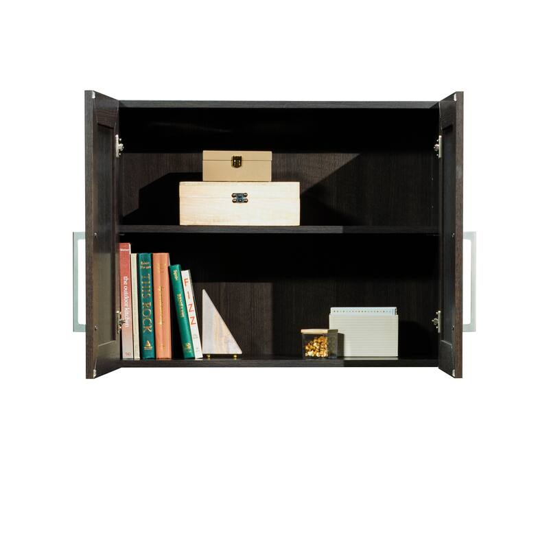 Wall Cabinet,File Cabinet , Office Storage Cabinet Brown finish