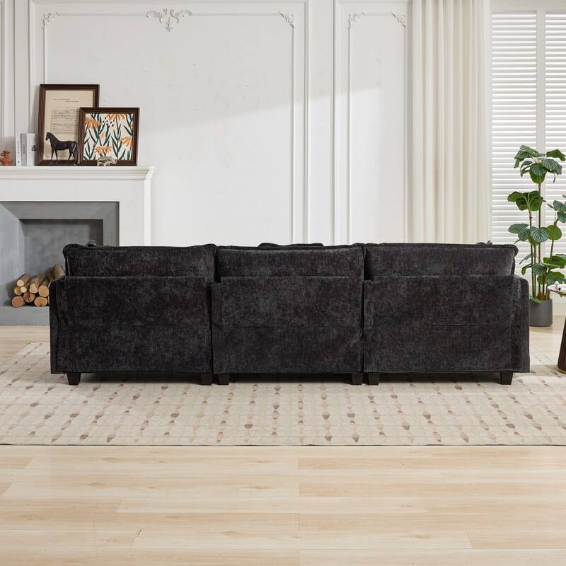 Cloud Sofa Armrests only, Sectional Couch, for Living Room Bedroom and Apartment, Comfy Double Layer Upholstered Seat Cushion