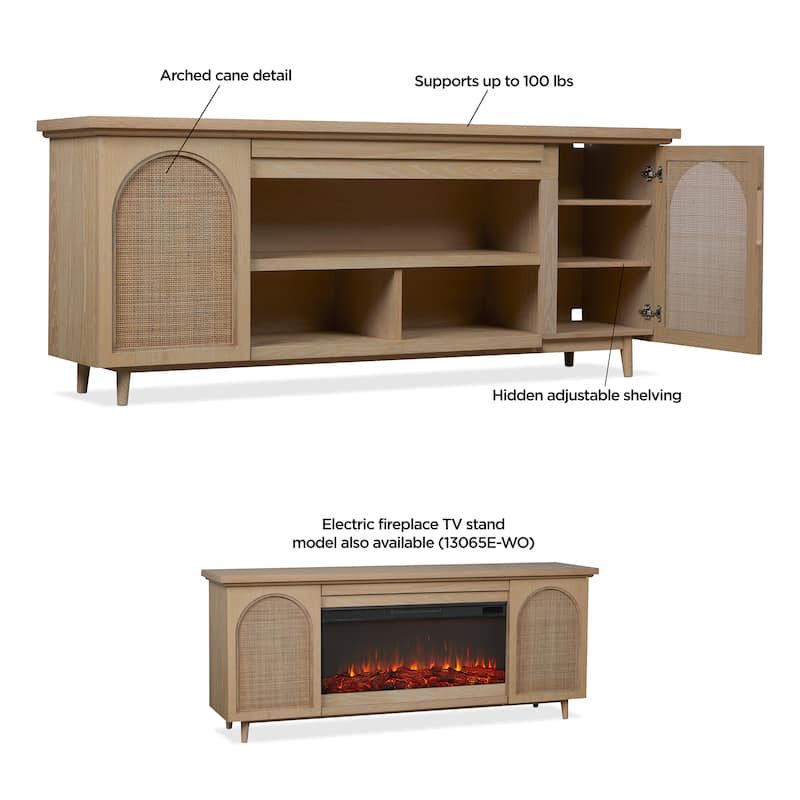 Dahlia Media TV Stand by Real Flame