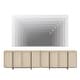 preview thumbnail 23 of 45, WAMPAT Buffet Cabinets, Modern Sideboard with Large Storage Space and T-Shaped Legs for Dinning Room, Kitchen