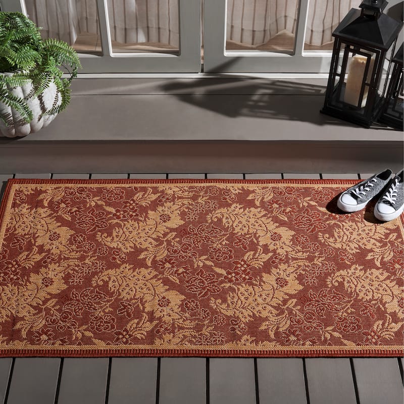 SAFAVIEH Courtyard Luule Indoor/ Outdoor Waterproof Patio Backyard Rug