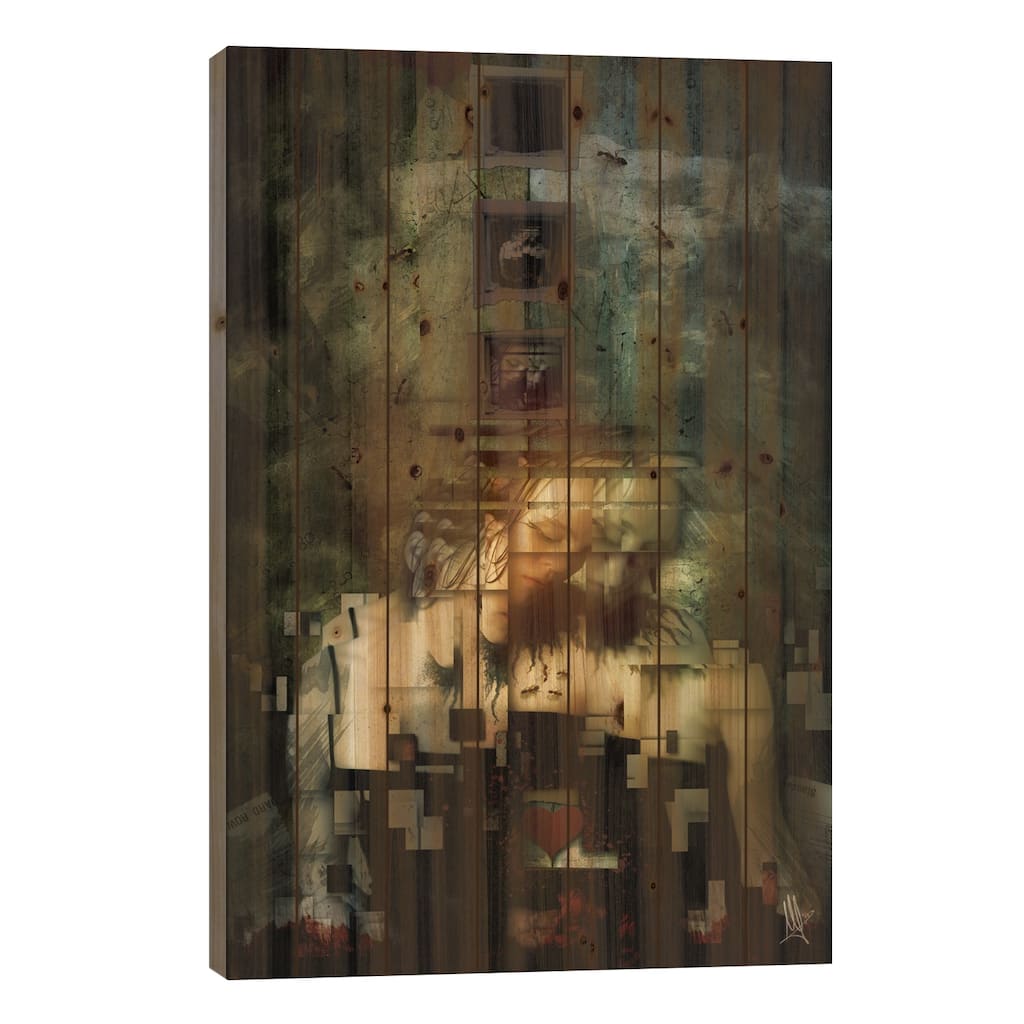 Divided Print On Wood by Mario Sanchez Nevado - Multi-Color