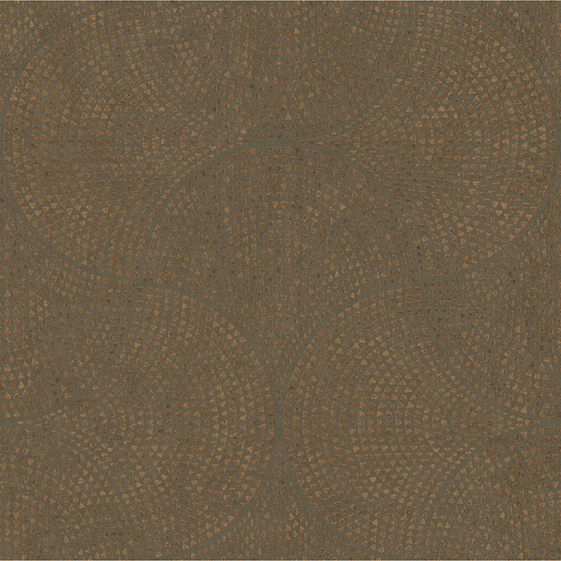 Advantage Bel Air Copper Fan Wallpaper - 20.9in x 396in x 0.025in - 20.9in x 396in x 0.025in