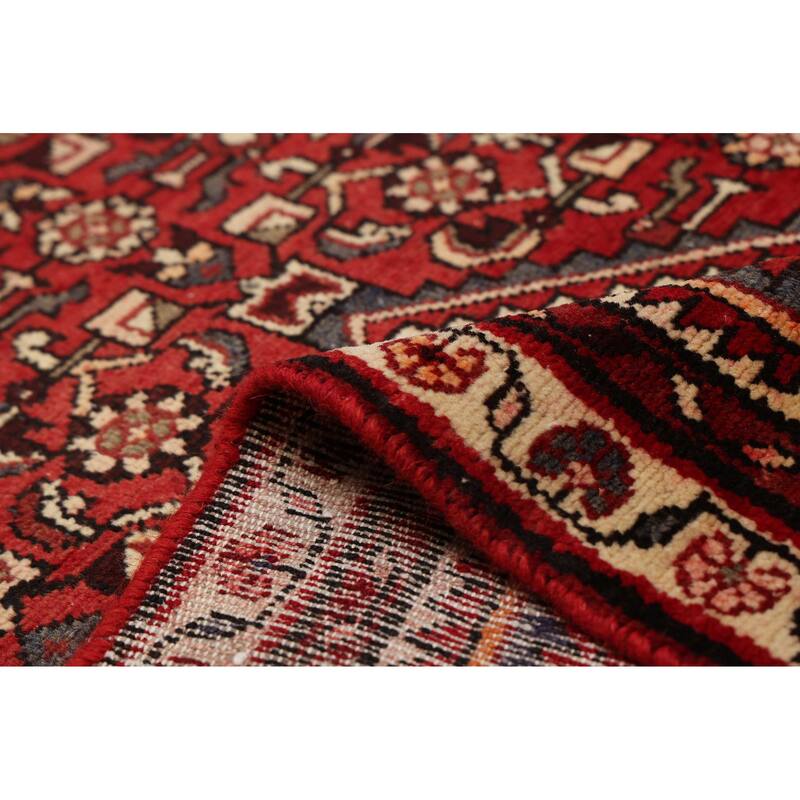ECARPETGALLERY Hand-knotted Andelz Red Wool Rug - 3'7 x 5'3